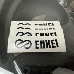 Enkei Racing Spoke Sticker Decal RPF1 Black Set