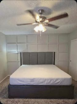 King Upholstered Bed Frame