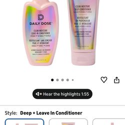 Daily Dose Leave-In & Deep conditioner 2-pack