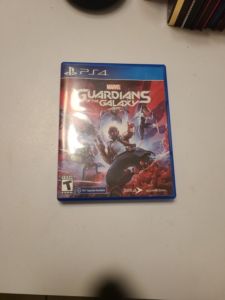 Guardians of the Galaxy PS4 video game 