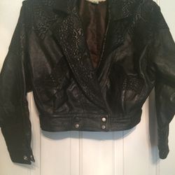 Leather Jacket (womens small)
