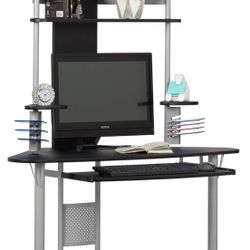 Calico Designs Arch Tower Corner Computer Tower Multipurpose Home Office Computer Writing Desk