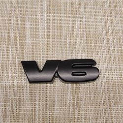 Toyota Tacoma V6 OVERLAY - Mate Black