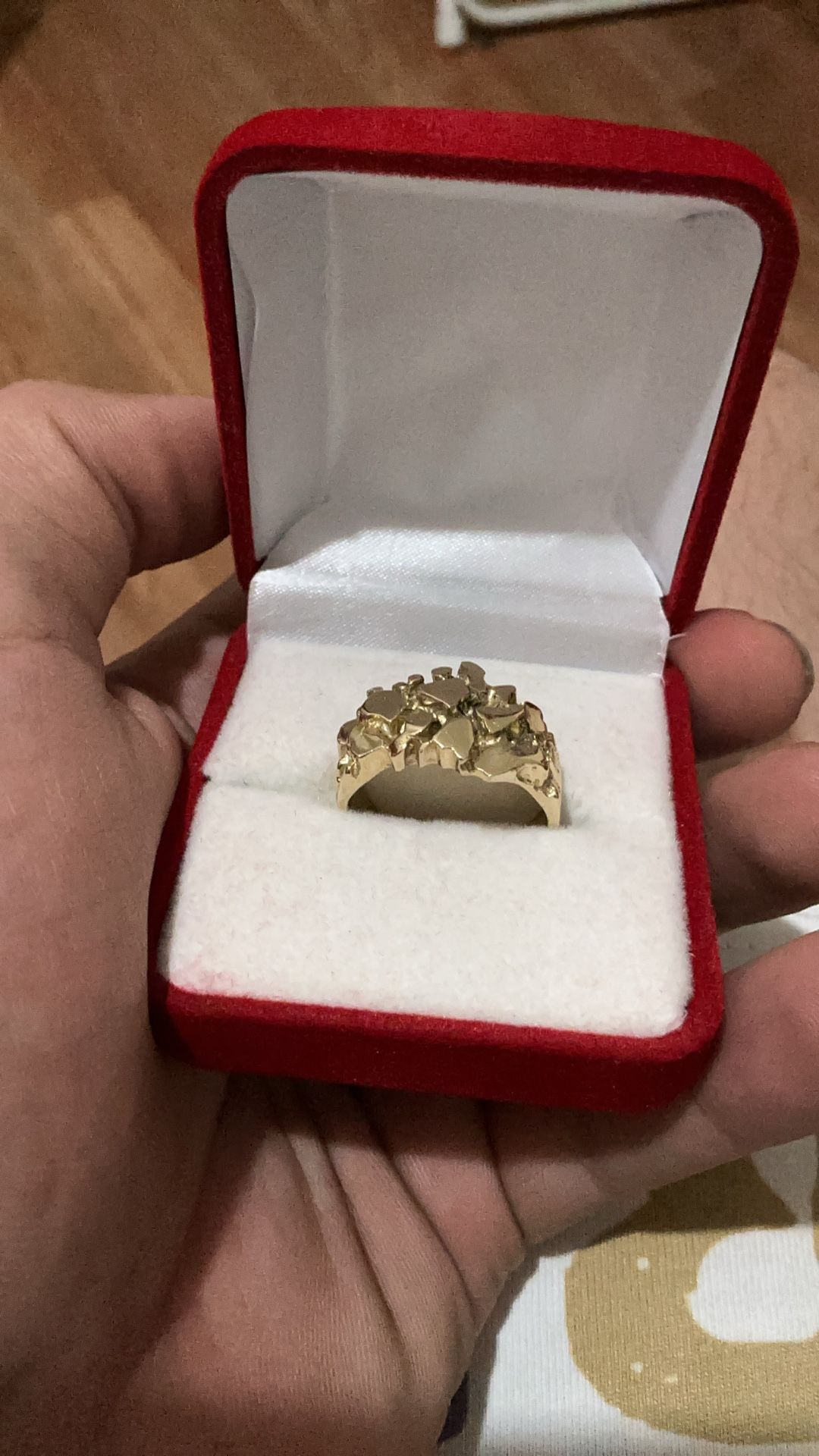Gold Nugget Ring