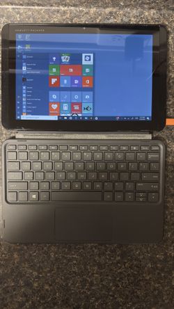 H P.  2 In 1  detachable tablet