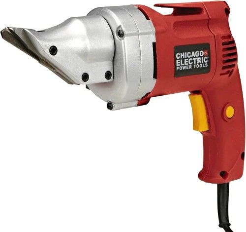 chicago Electric 14 gauge Swivel Head Shear Variable Speed 4 Amp Heavy Duty