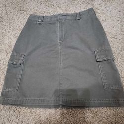 Dockers Khaki Green Skirt (Size 4)