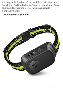 Rechargeable Anti-Bark Dog Training Collar