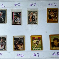 Basketball Cards, Football Cards And Baseball Cards