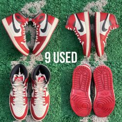 Air Jordan 1 High Chicago Lost & Found Size 9