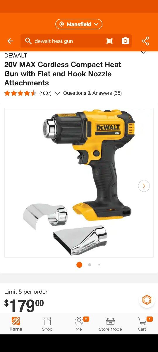 DeWalt Heat Gun