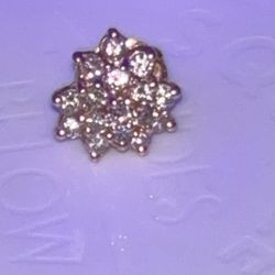 Diamond ear ring