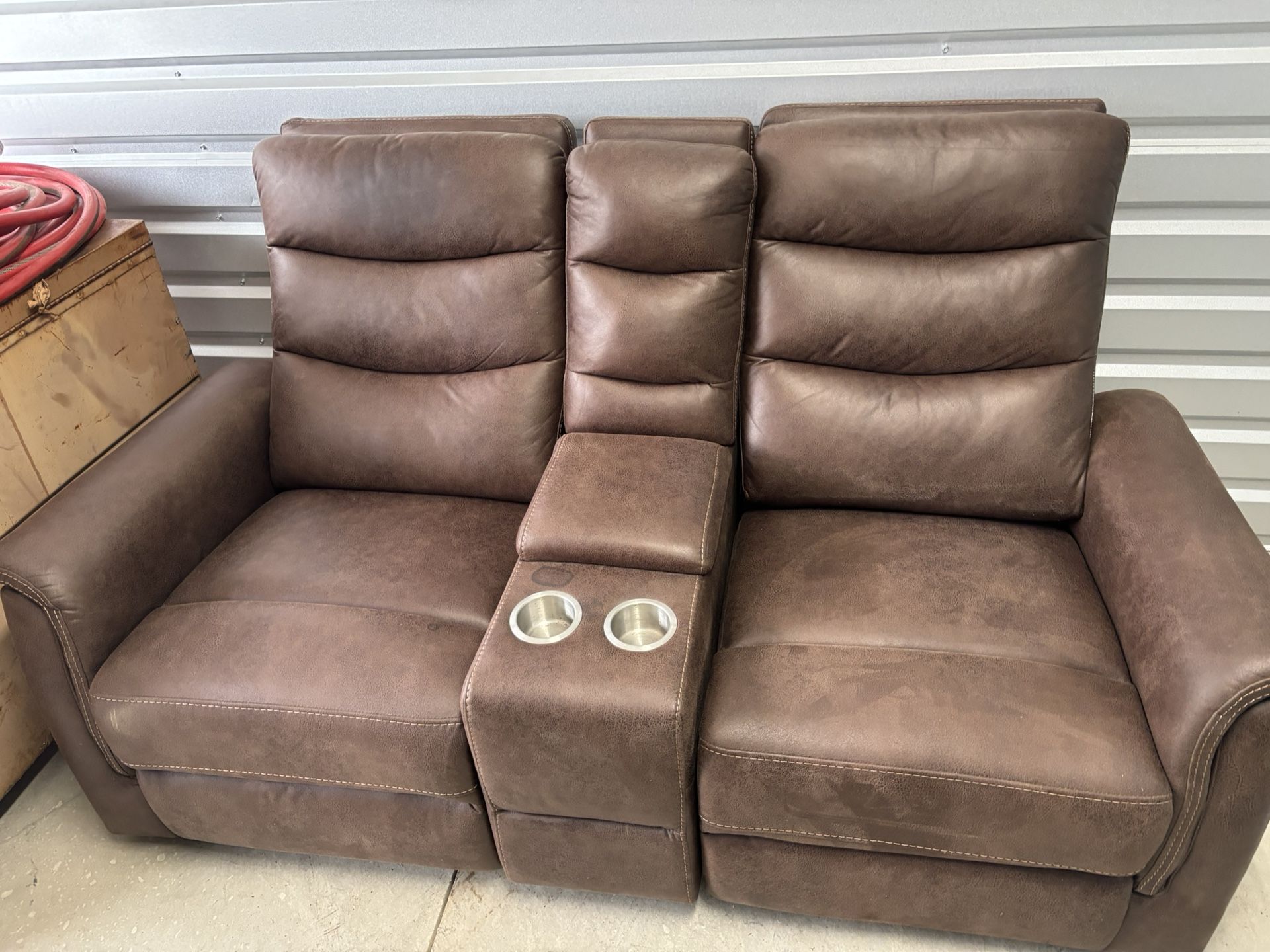 Motorized Reclining Love Seat