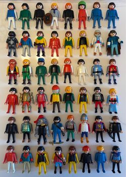 Vintage Playmobil Figure Lot (48)