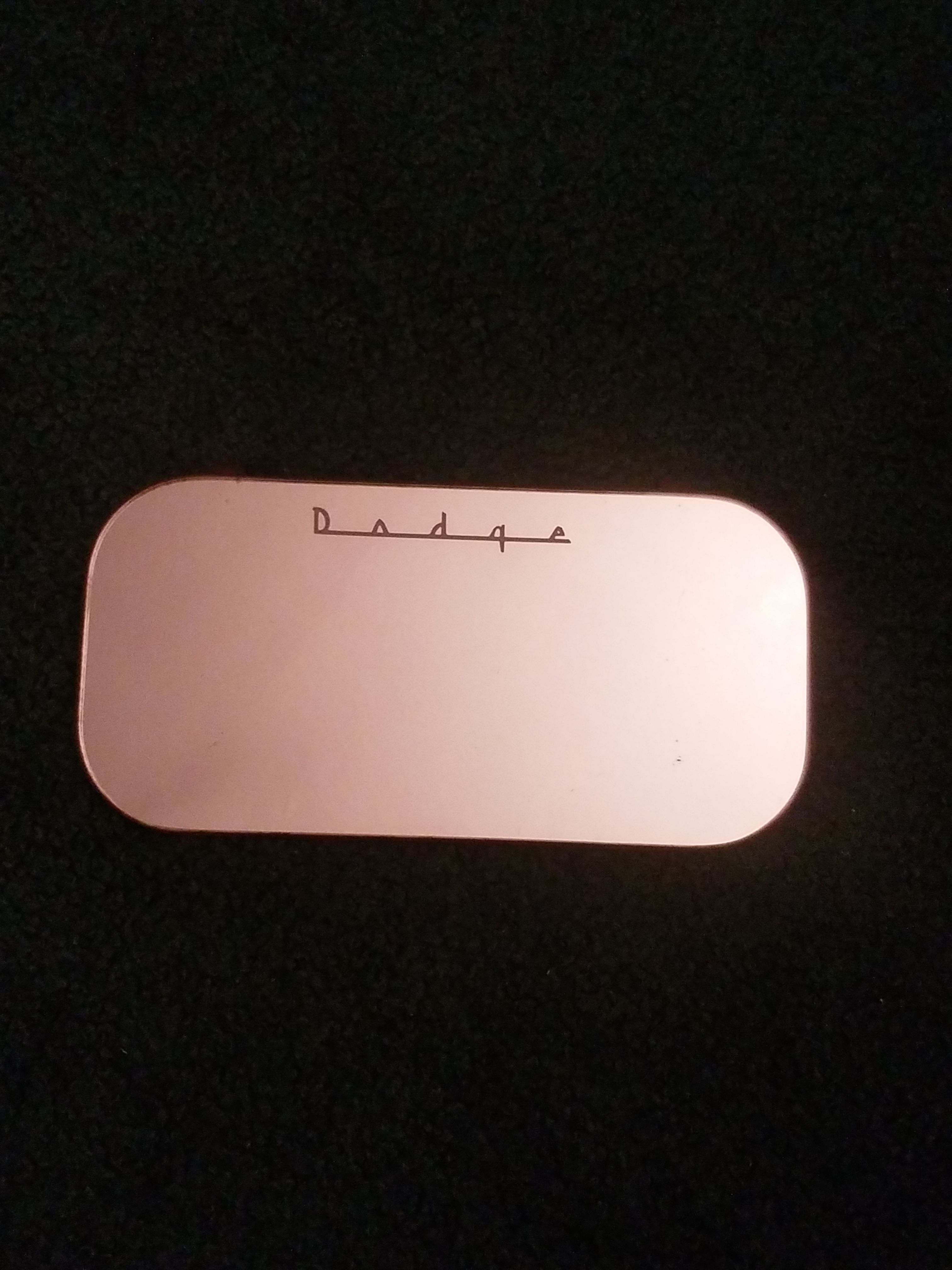 Vintage 30s 40s 50s visor mirror Dodge