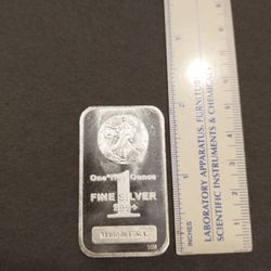 Silver Bars (1 Troy Oz Each)