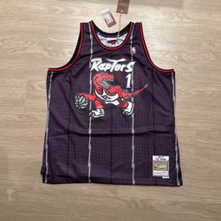 Size 2XL - Mitchell And Ness Authentic Swingman Retro Vintage Jersey NBA Basketball Toronto Raptors Tracy Mcgrady Nike Sports New Era Supreme Fear Of 