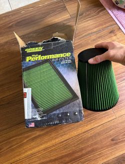 Green High Performance Air Filter
