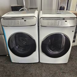 Samsung Flex HE Smarter Large Capacity Washer And Gas Dryer 