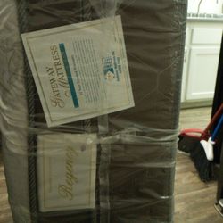 Brand New Twin Mattress And Box Spring Both Still In Plastic and Come With Brand New Pillows 2 