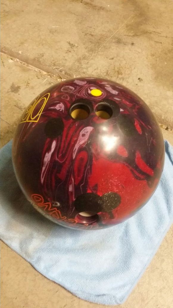 Brunswick scorchin inferno activator max bowling ball 13lb