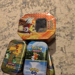 Pokémon Tins (empty)