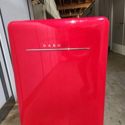 Mini Fridge In Red