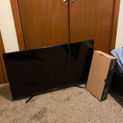 Flat Screen TV With A Wall Mount 