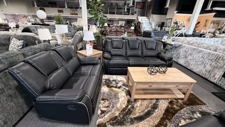 2 PC RECLINER SOFA AND LOVESEAT
