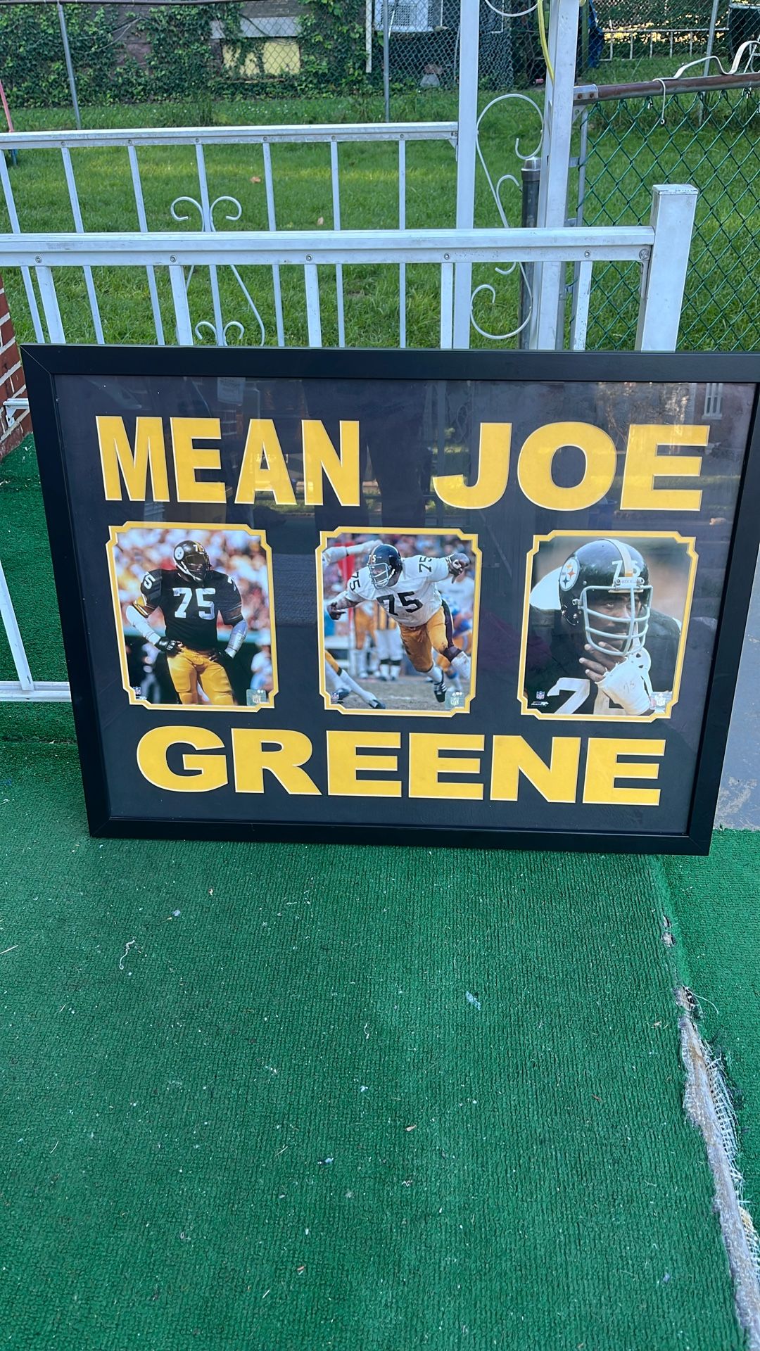 Steelers Football Official Mean Joe Green Picture