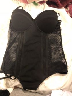 Sexy black bodysuit