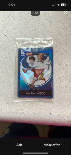 Luffy one piece card