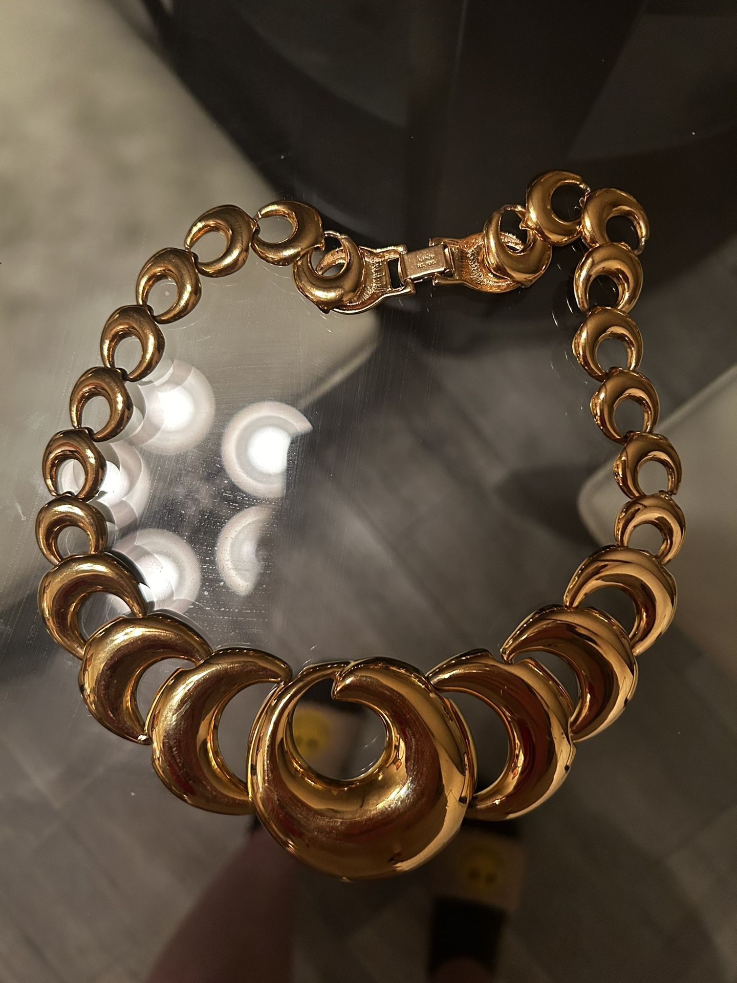 Beautiful Napier Gold Plated Necklace 