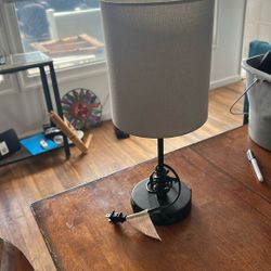 Lamp With USB Charger 