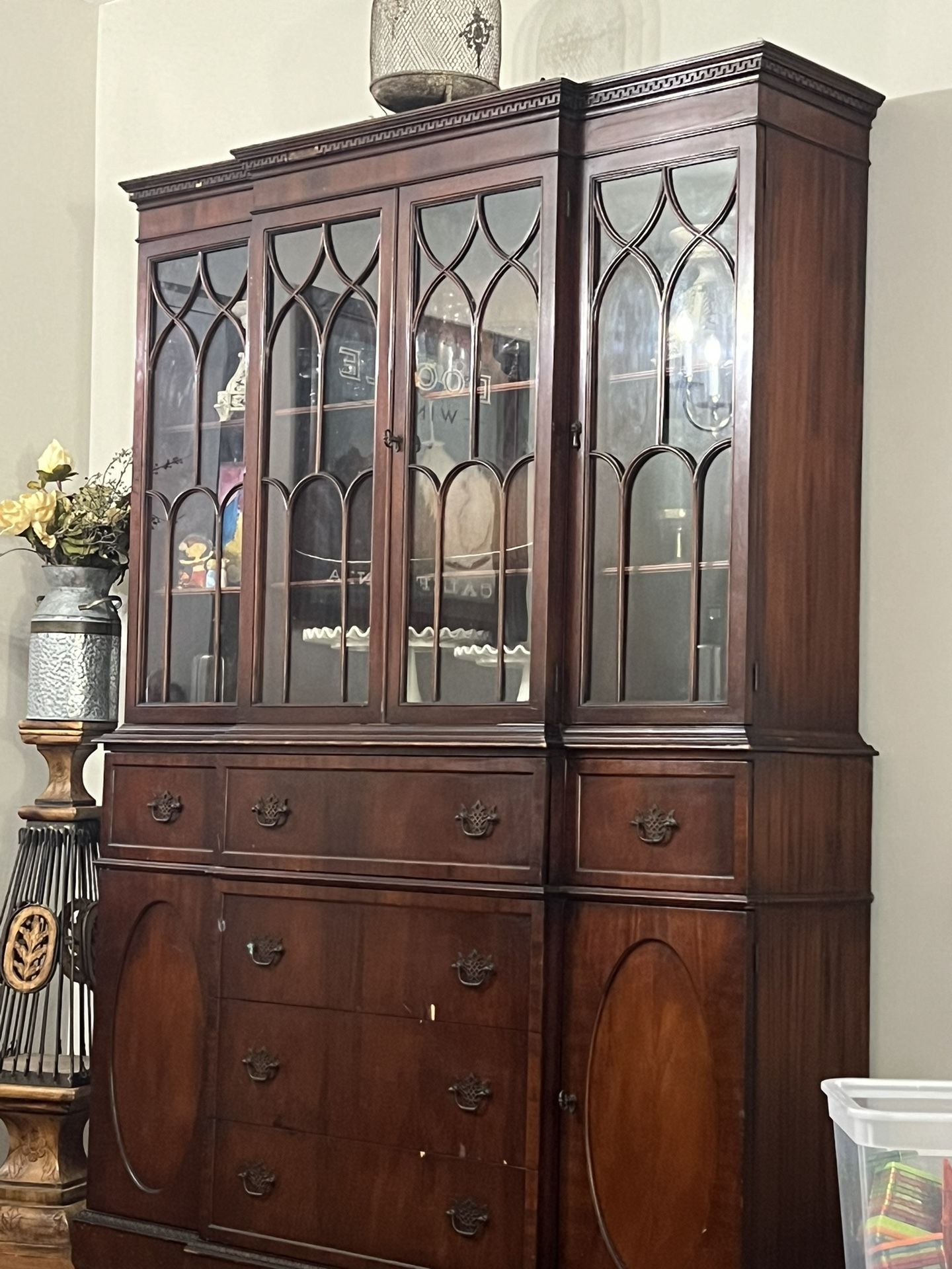 Antique Cabinet- Great Project Piece!!! FREE 