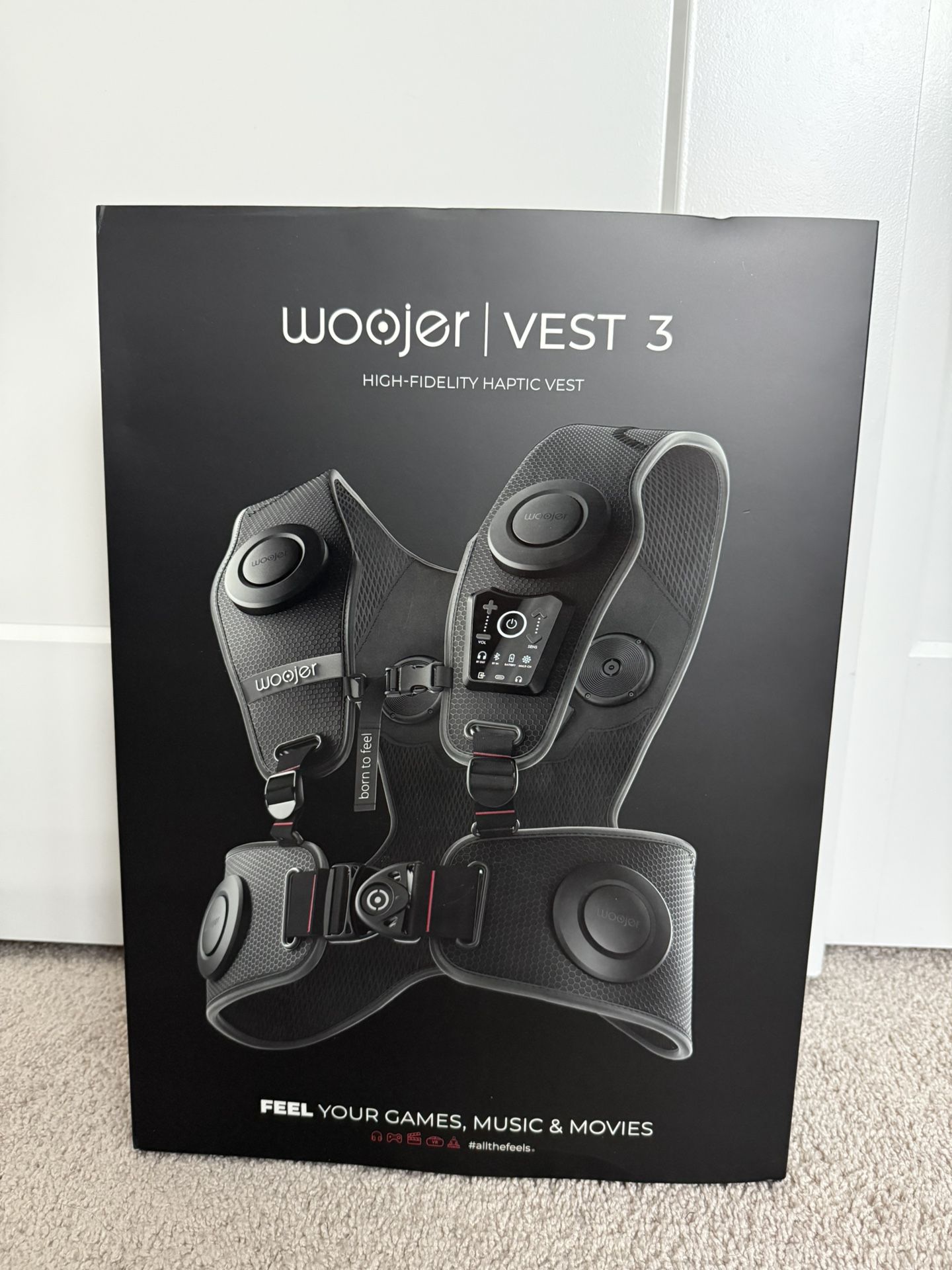 Woojer Vest 3 (High Fidelity Haptic Vest)
