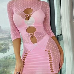 Sexy Bodycon Dress Sexy Lingerie Hollow Out Party Clubwear