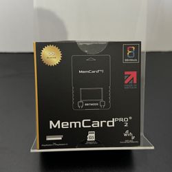 MemCard Pro 2 for PS2 & PS1 (Charcoal Black)