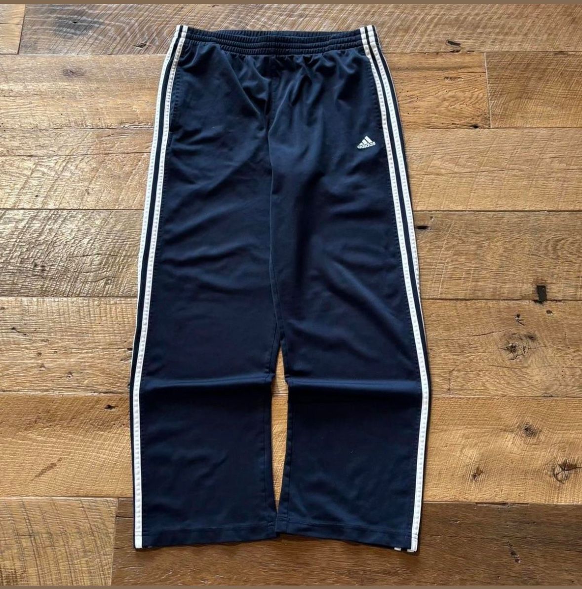Navy Baggy Adidas Track pants
