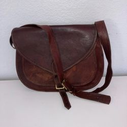 Leather Messenger Bag 
