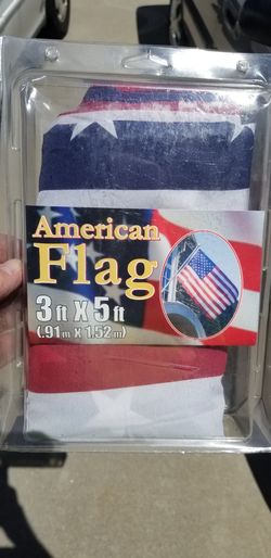 American flag new. Nylon printed.