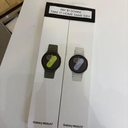 Samsung Galaxy Watch 7 Smartwatch - Pay $1 today and the rest later!!