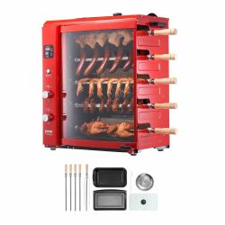 VEVOR Shawarma Grill Machine, 5 Strings of Barbecue Capacity, Chicken Shawarma Cooker Machine,
