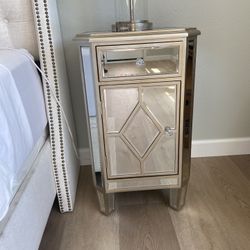 Set Of Two Glass Side Tables