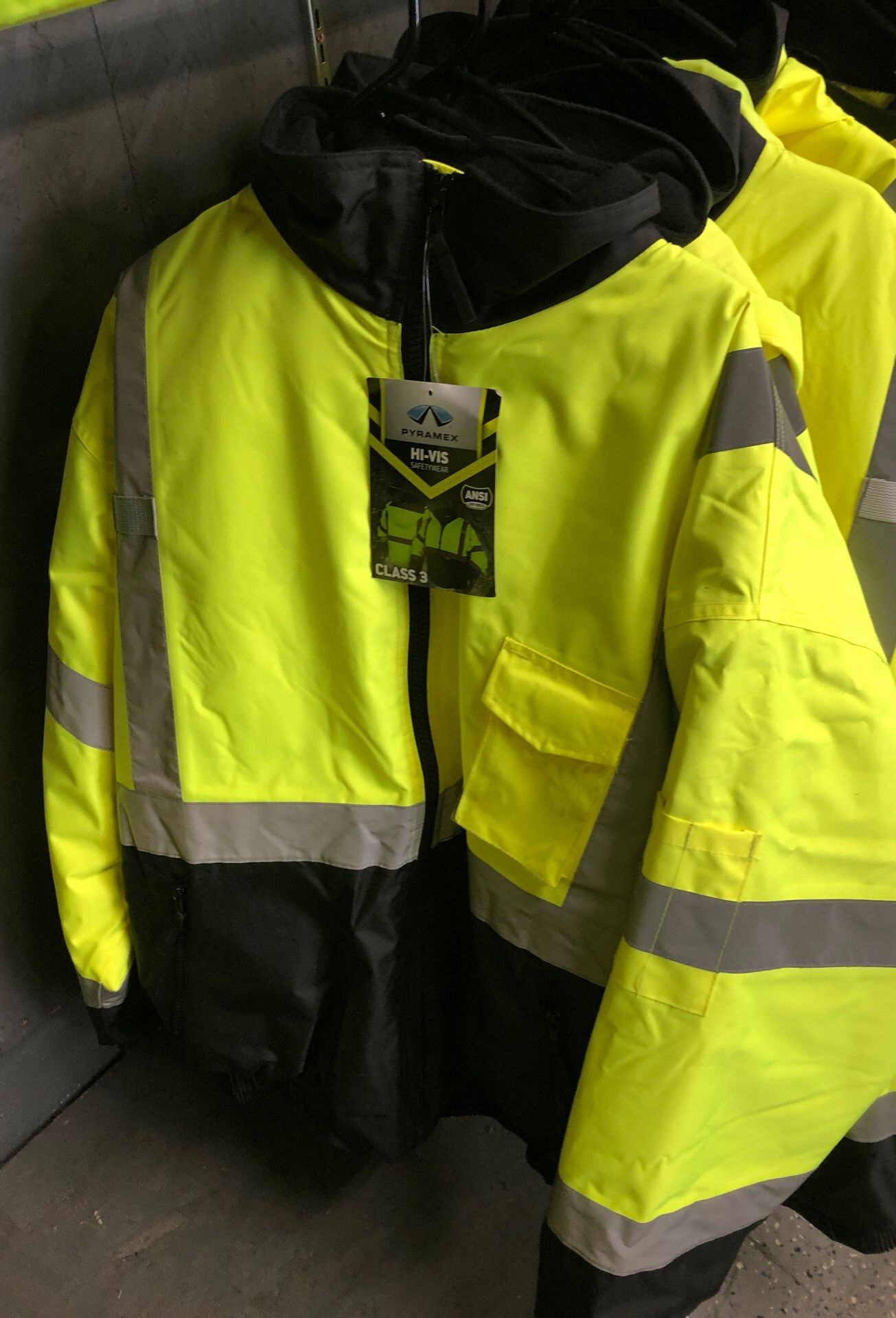 Waterproof safety bomber jacket