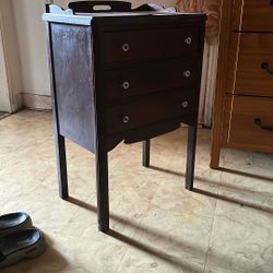 Wooden Night Stand 