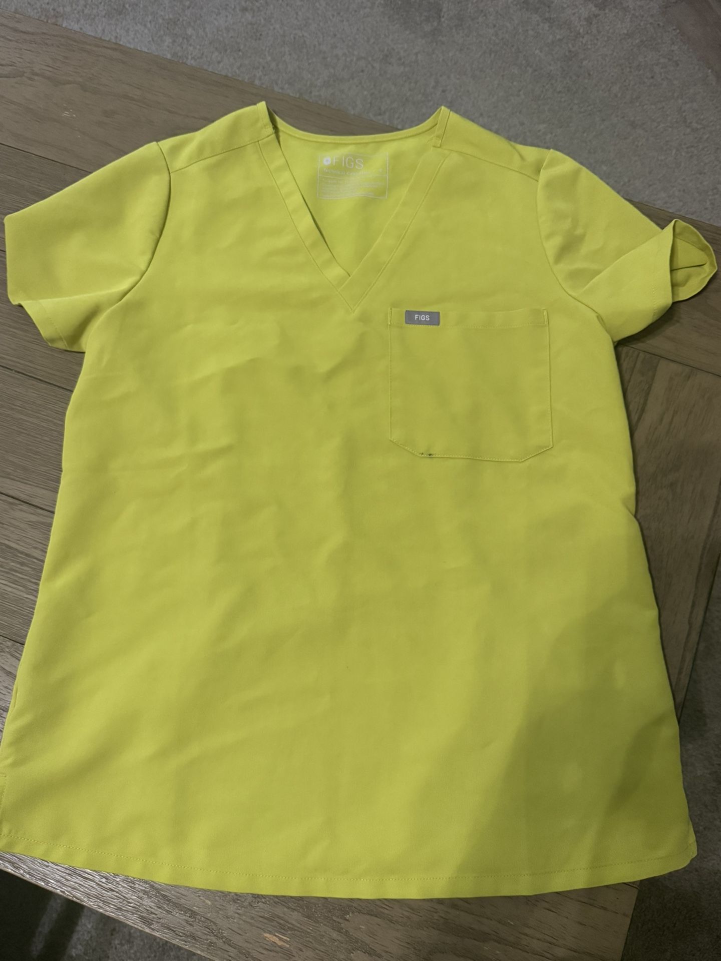 Figs Sz S Scrub Top