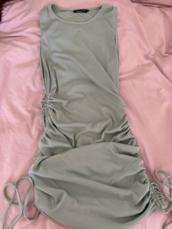 Sage green SHEIN dress