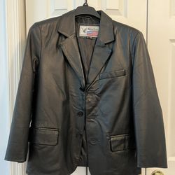 American Leather Jacket Size Small ( 100% American Genuine Leather And Brand New ) Retail $575 Local Pick Up Only  .Thanks .
