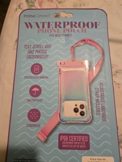 PrimeConnect Waterproof Phone Pouch with Lanyard